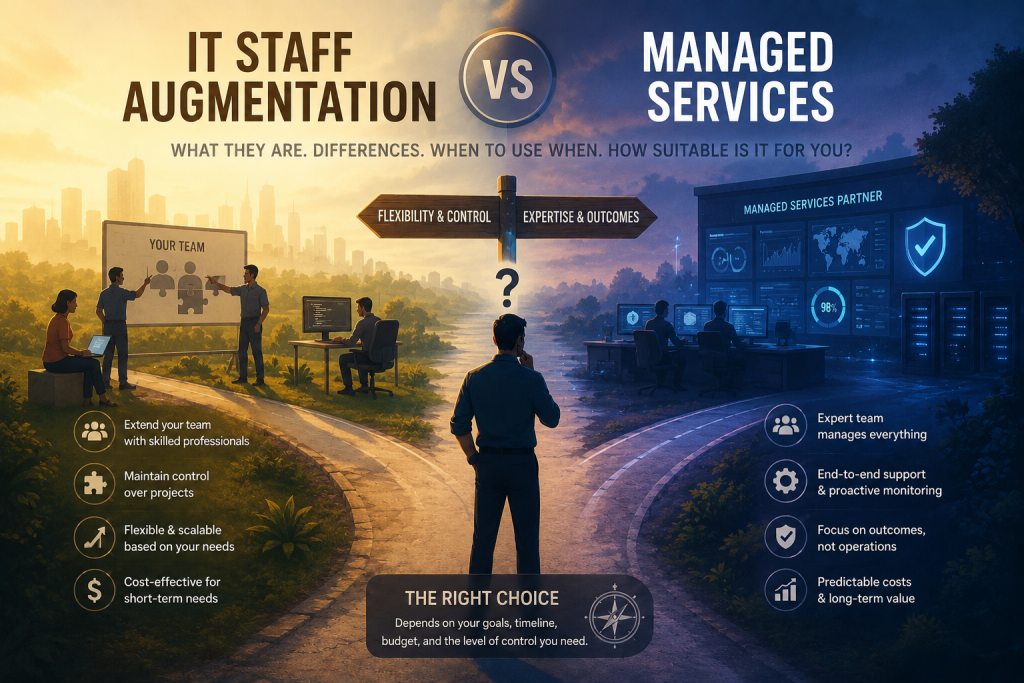 When to Use IT Staff Augmentation vs. Managed Services | iFlow
